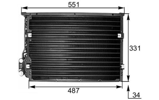 Condenser, air conditioning BEHR, Image 2