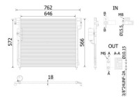 Condenser, air conditioning BEHR