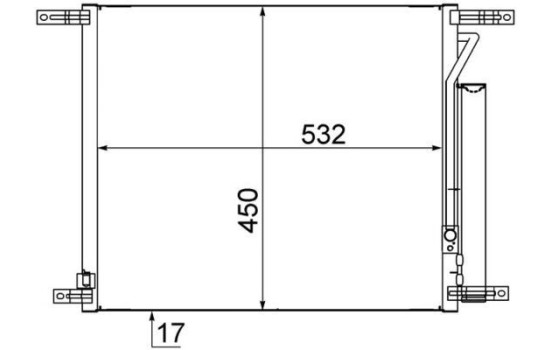 Condenser, air conditioning BEHR, Image 2