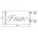 Condenser, air conditioning BW5414D Ava Quality Cooling, Thumbnail 2