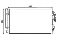 Condenser, air conditioning BW5477D Ava Quality Cooling