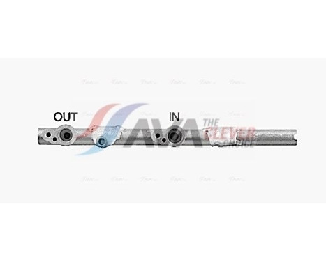 Condenser, air conditioning BW5607D Ava Quality Cooling, Image 2