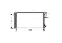 Condenser, air conditioning BWA5296D Ava Quality Cooling