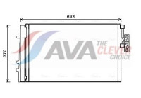 Condenser, air conditioning BWA5479D Ava Quality Cooling