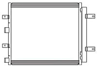 Condenser, air conditioning CF20241 Delphi
