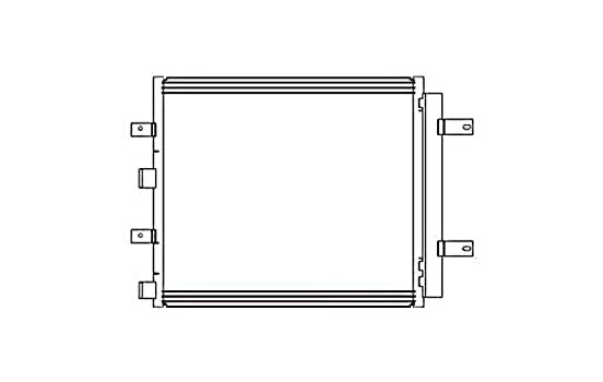 Condenser, air conditioning CF20241 Delphi