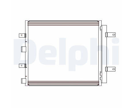 Condenser, air conditioning CF20241 Delphi, Image 2