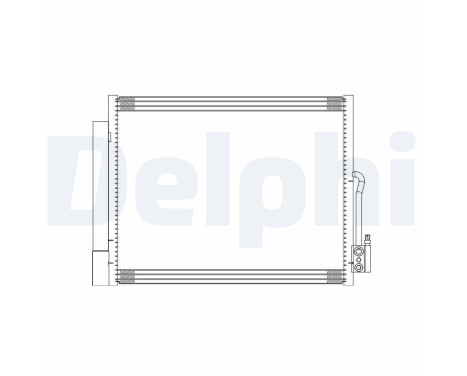 Condenser, air conditioning CF20294 Delphi, Image 2