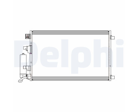 Condenser, air conditioning CF20312 Delphi
