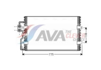 Condenser, air conditioning CN5093 Ava Quality Cooling