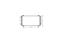 Condenser, air conditioning CNA5271D Ava Quality Cooling