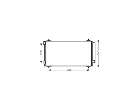 Condenser, air conditioning CNA5271D Ava Quality Cooling