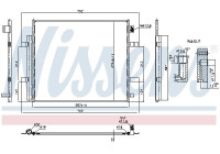 Condenser, air conditioning **CORROSION PROTECTION & NITROGEN FILLING** 940893 Nissens