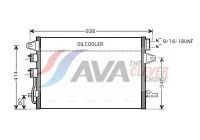 Condenser, air conditioning CR5088 Ava Quality Cooling