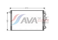 Condenser, air conditioning CRA5075 Ava Quality Cooling