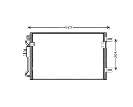 Condenser, air conditioning CRA5098 Ava Quality Cooling