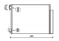 Condenser, air conditioning DA5011D Ava Quality Cooling