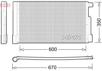Condenser, air conditioning DCN01004 Denso