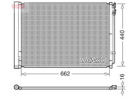 Condenser, air conditioning DCN05032 Denso