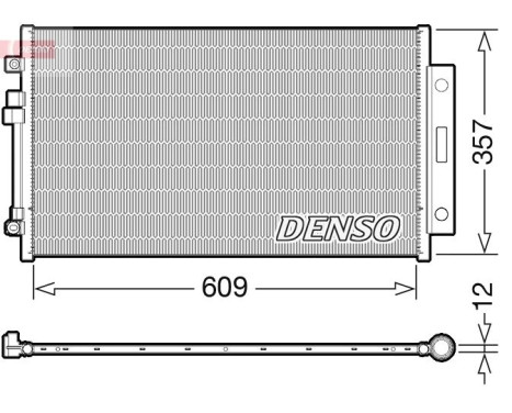 Condenser, air conditioning DCN09004 Denso