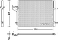 Condenser, air conditioning DCN10029 Denso