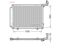 Condenser, air conditioning DCN10057 Denso