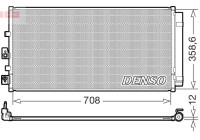 Condenser, air conditioning DCN10061 Denso