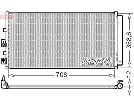 Condenser, air conditioning DCN10061 Denso
