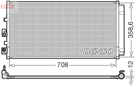 Condenser, air conditioning DCN10061 Denso