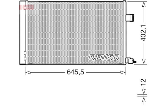 Condenser, air conditioning DCN11009 Denso