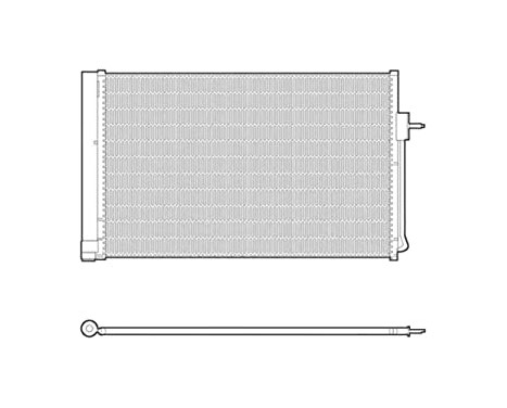 Condenser, air conditioning DCN15001 Denso