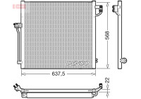 Condenser, air conditioning DCN17058 Denso