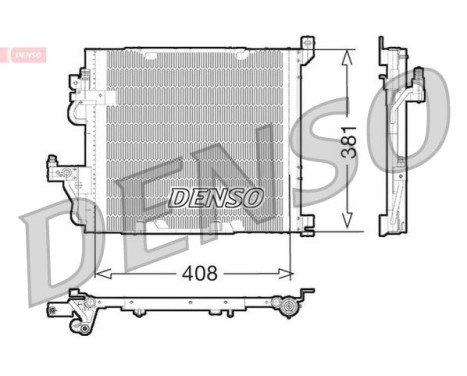 Condenser, air conditioning DCN20012 Denso