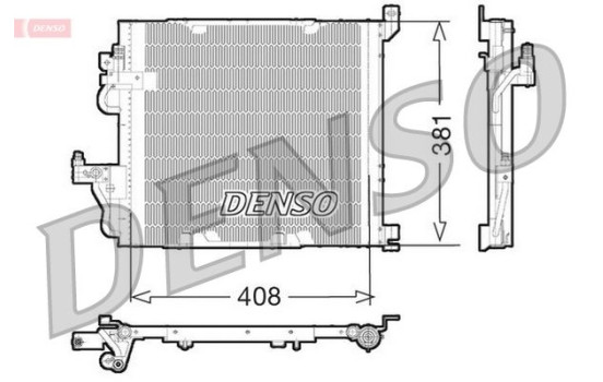Condenser, air conditioning DCN20012 Denso