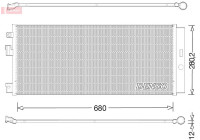 Condenser, air conditioning DCN20023 Denso