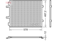 Condenser, air conditioning DCN20042 Denso