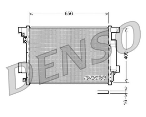Condenser, air conditioning DCN21001 Denso