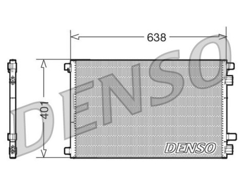 Condenser, air conditioning DCN23012 Denso
