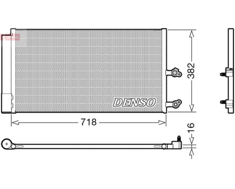 Condenser, air conditioning DCN33014 Denso