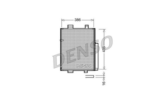 Condenser, air conditioning DCN35001 Denso, Image 3