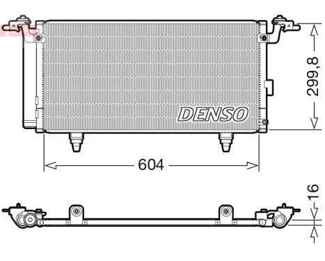 Condenser, air conditioning DCN36005 Denso
