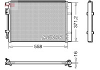 Condenser, air conditioning DCN41015 Denso