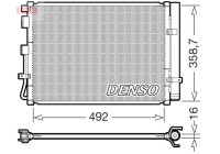 Condenser, air conditioning DCN41035 Denso