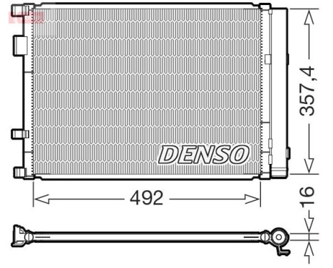 Condenser, air conditioning DCN43020 Denso