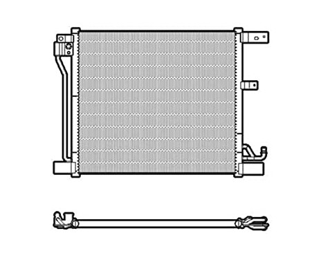 Condenser, air conditioning DCN46018 Denso