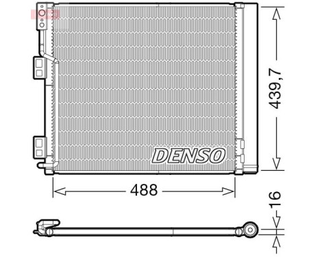 Condenser, air conditioning DCN46028 Denso