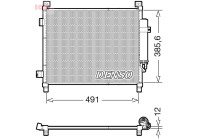 Condenser, air conditioning DCN46031 Denso