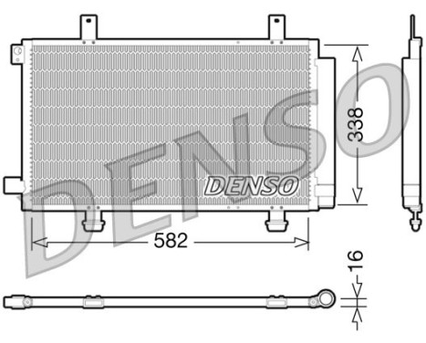 Condenser, air conditioning DCN47002 Denso