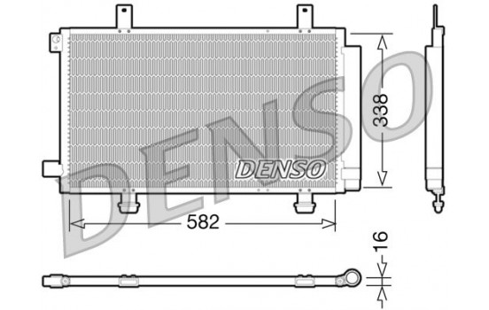 Condenser, air conditioning DCN47002 Denso