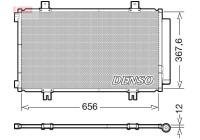 Condenser, air conditioning DCN47009 Denso